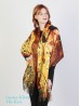 Gustav Klimt The Kiss Oil Painting Scarf